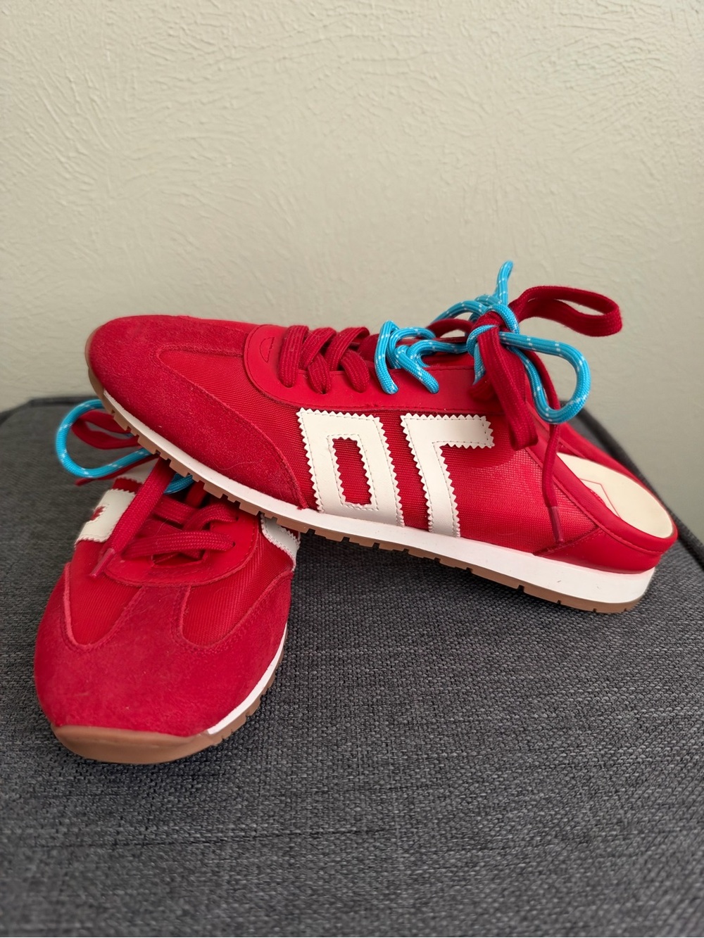 Back 70 VENICE in RED Backless Sneakers